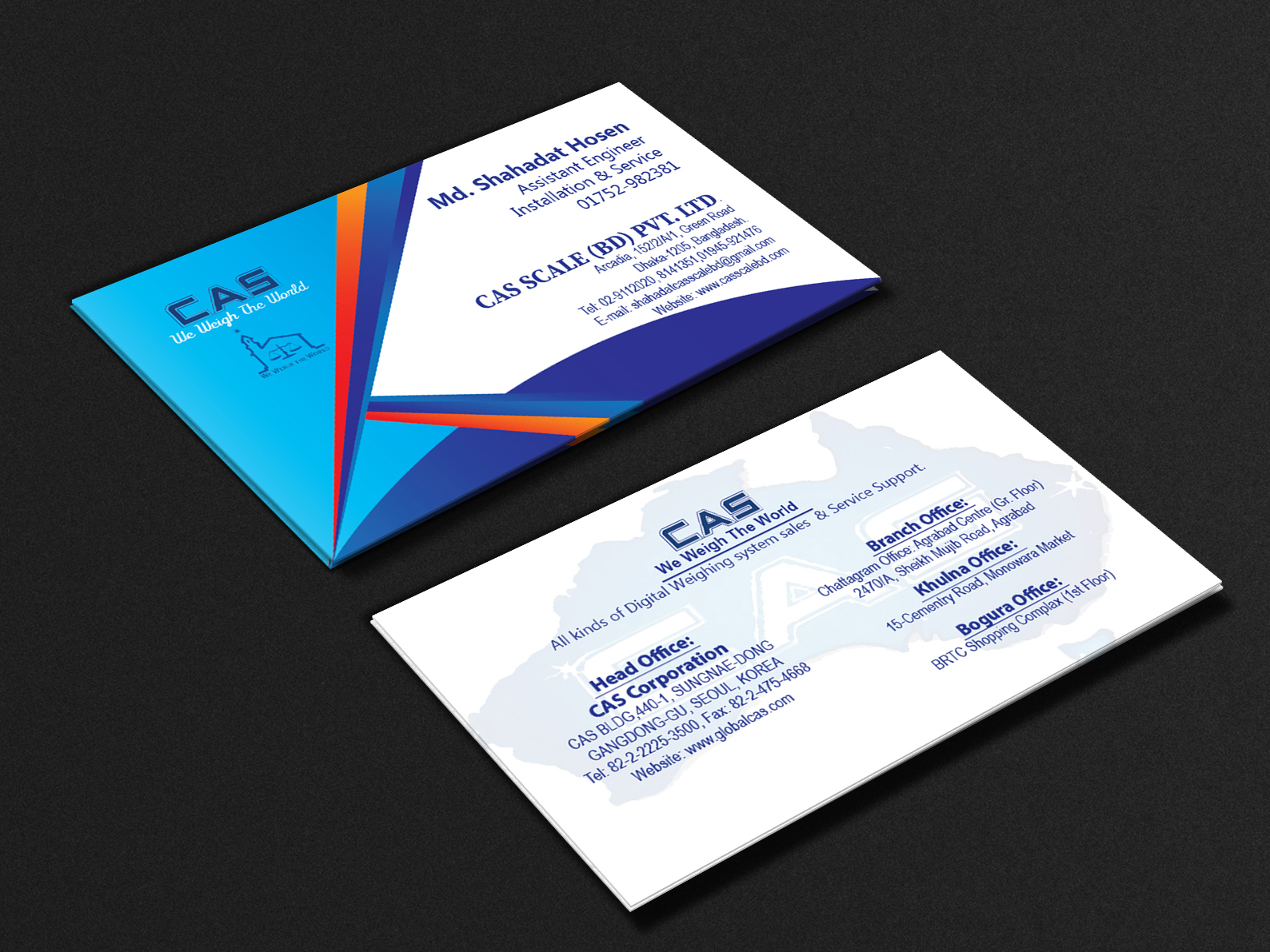 5438I Well design professional Business Card in 24 Hours