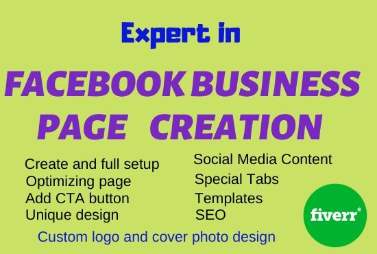 5439I will create and mange your facebook business or fan page