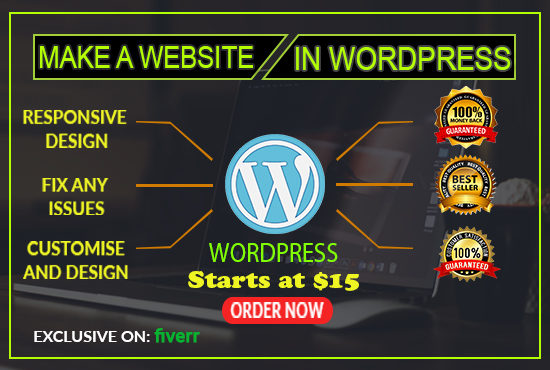 7268I will design your WordPress website and customize by elementor pro