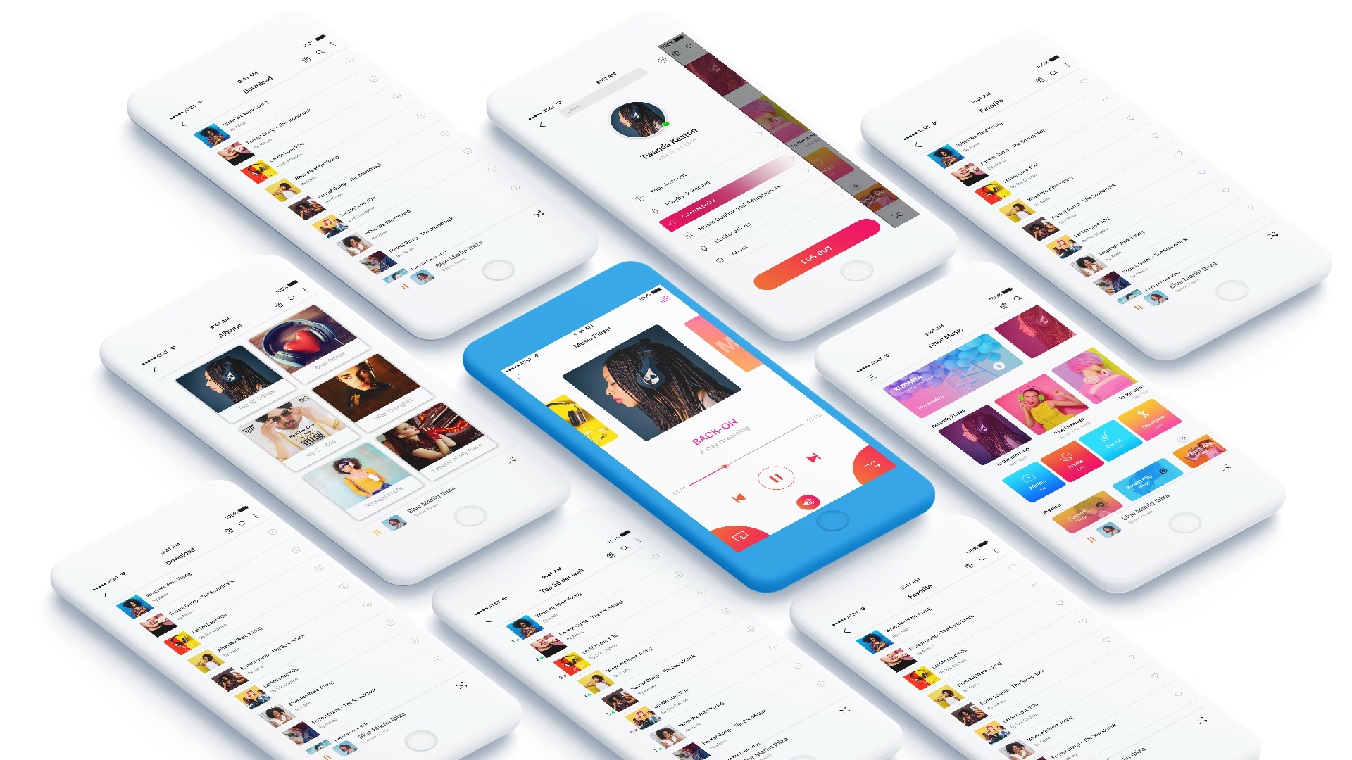 7095I will best creative music app design ios and android only for your