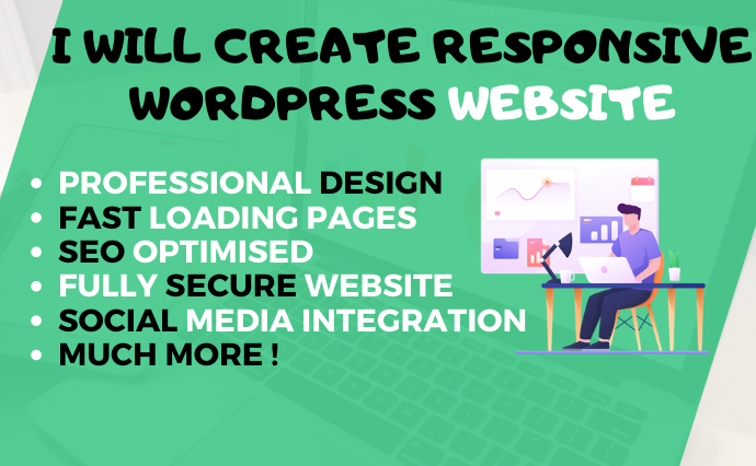 4627I will create responsive wordpress website