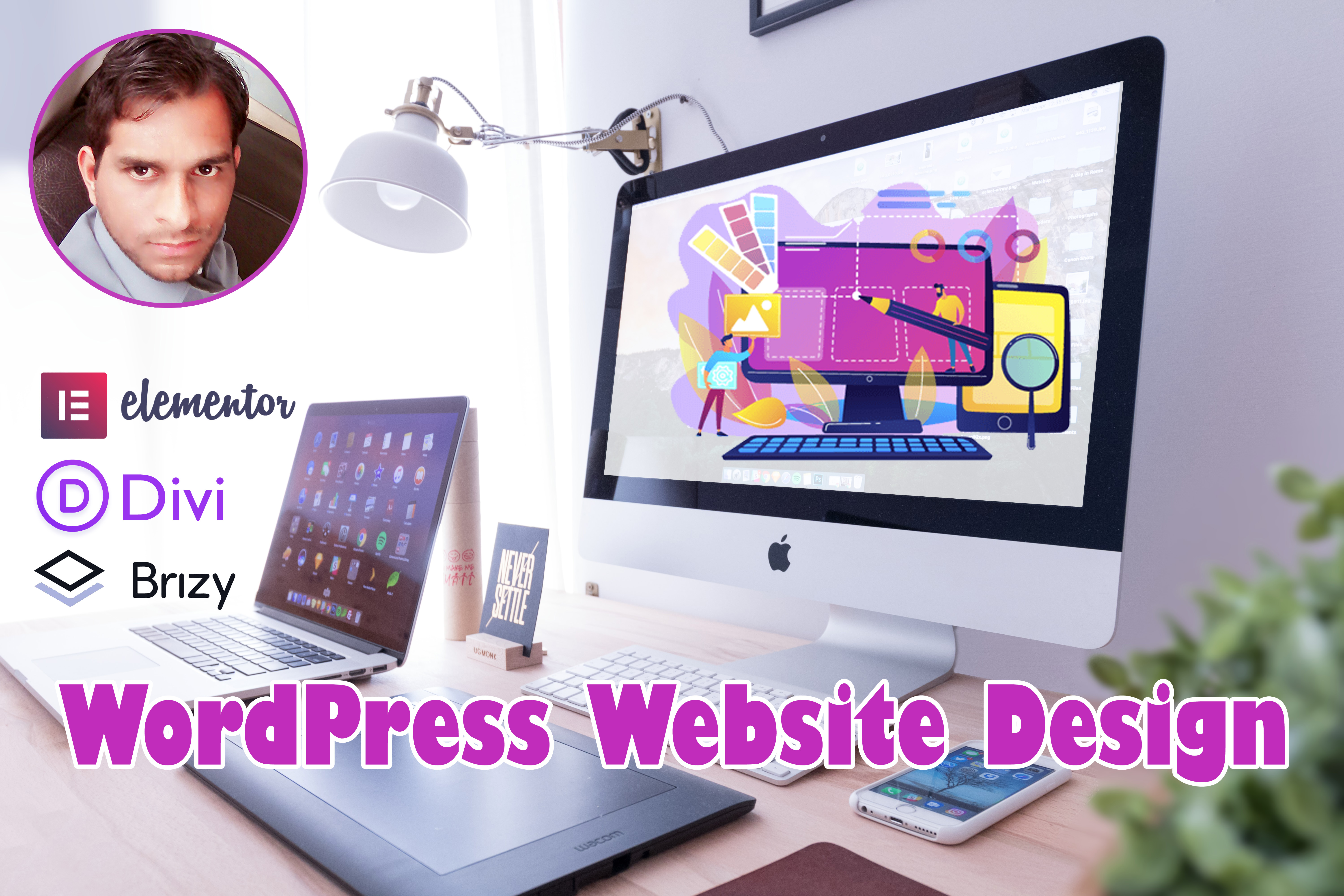 7755I will create professional wordpress website with responsive design