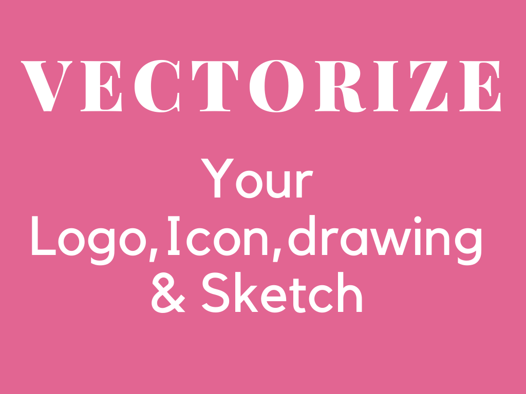 8713I will do vector tracing for your logo,icon,drawing and sketch.