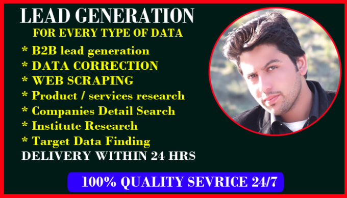 8141I will do Data Entry, Data scraping,Data Collection,Web Research,Lead generation