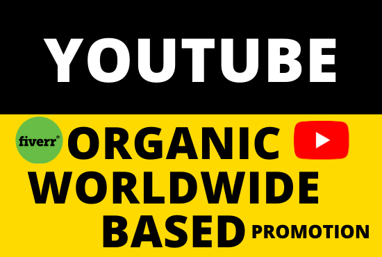 10142I will do hastily organic youtube promotion world widely
