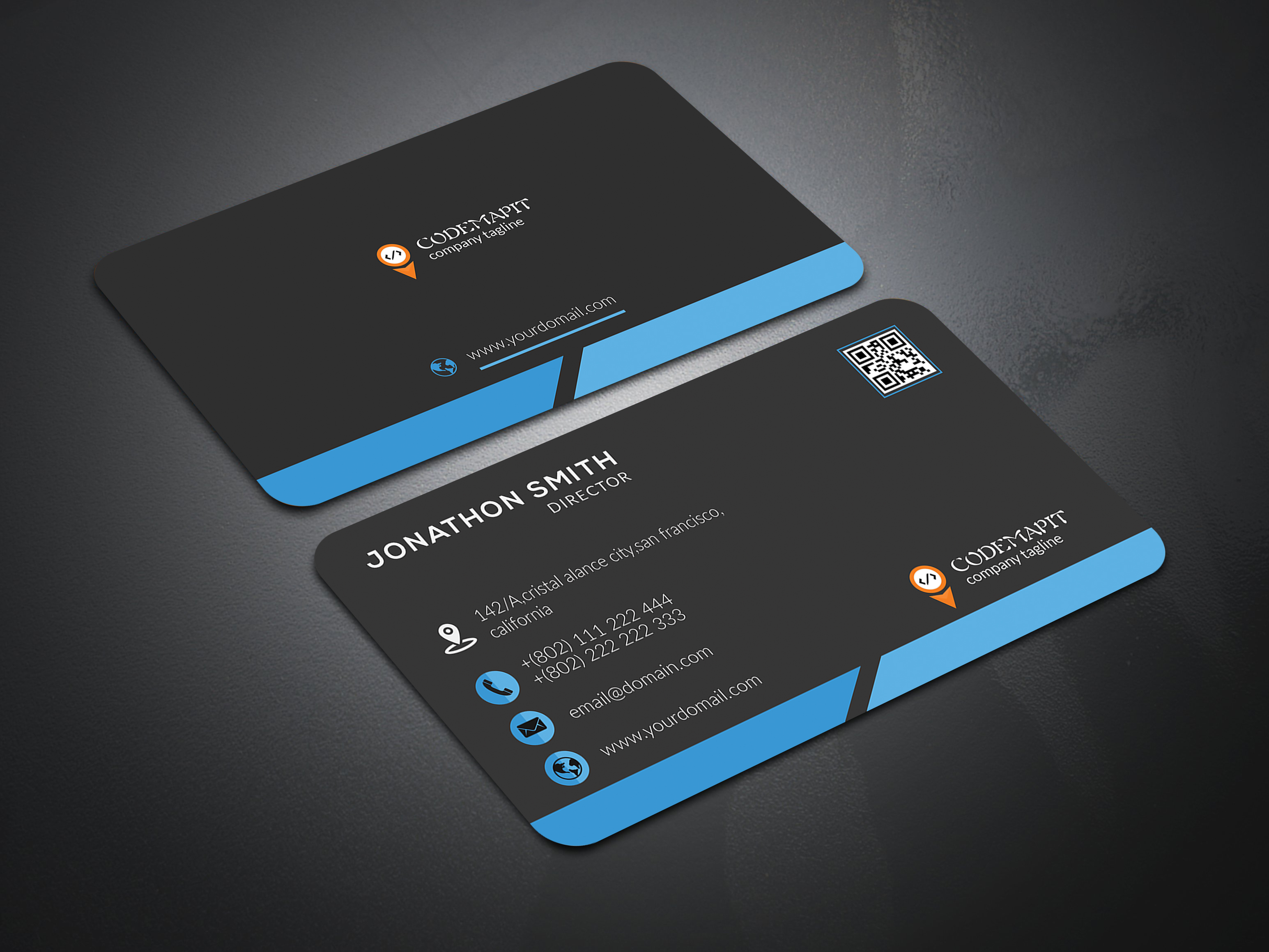 10826Business card