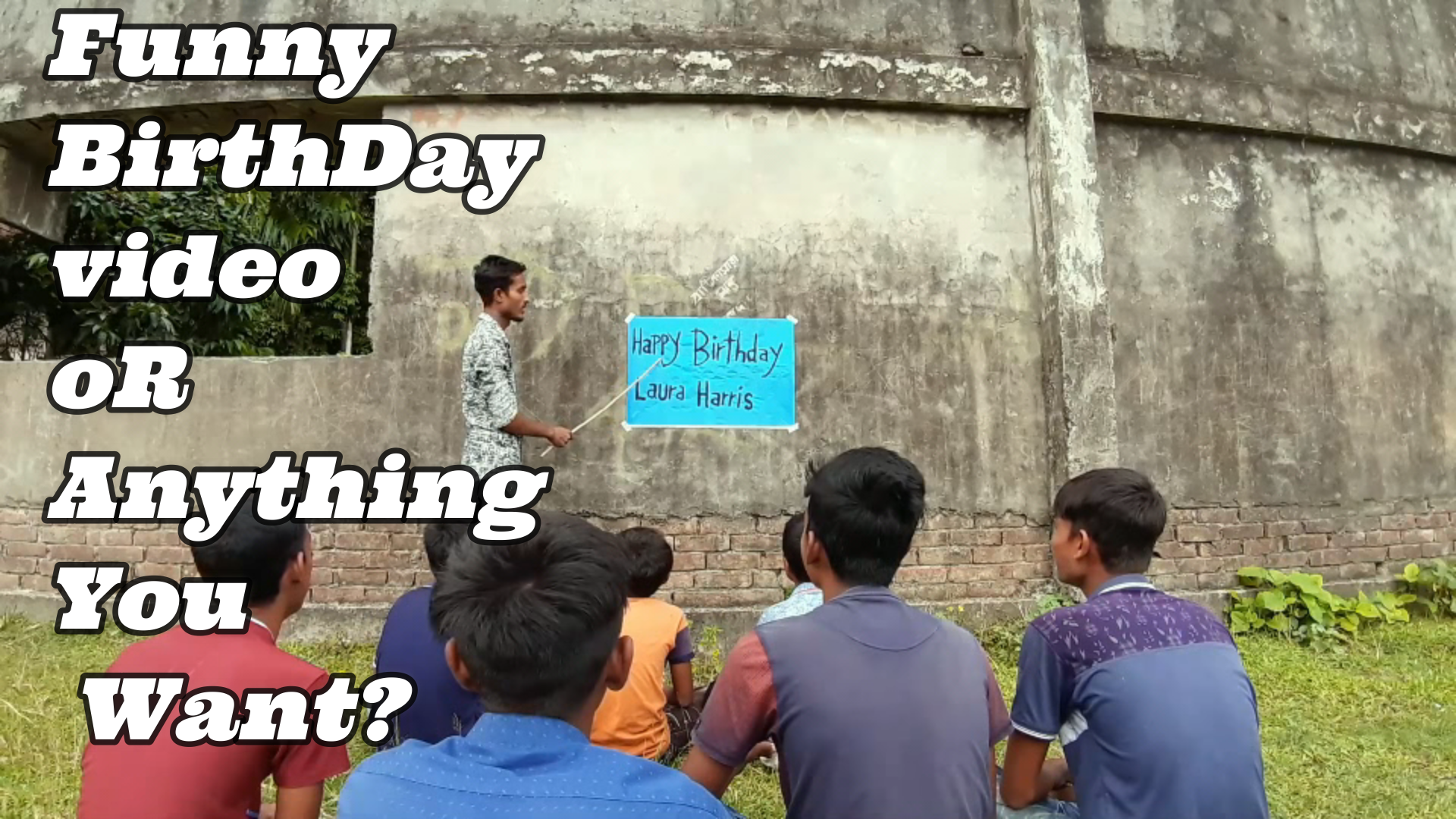 12254I will Make funny Study birthday video with my Student