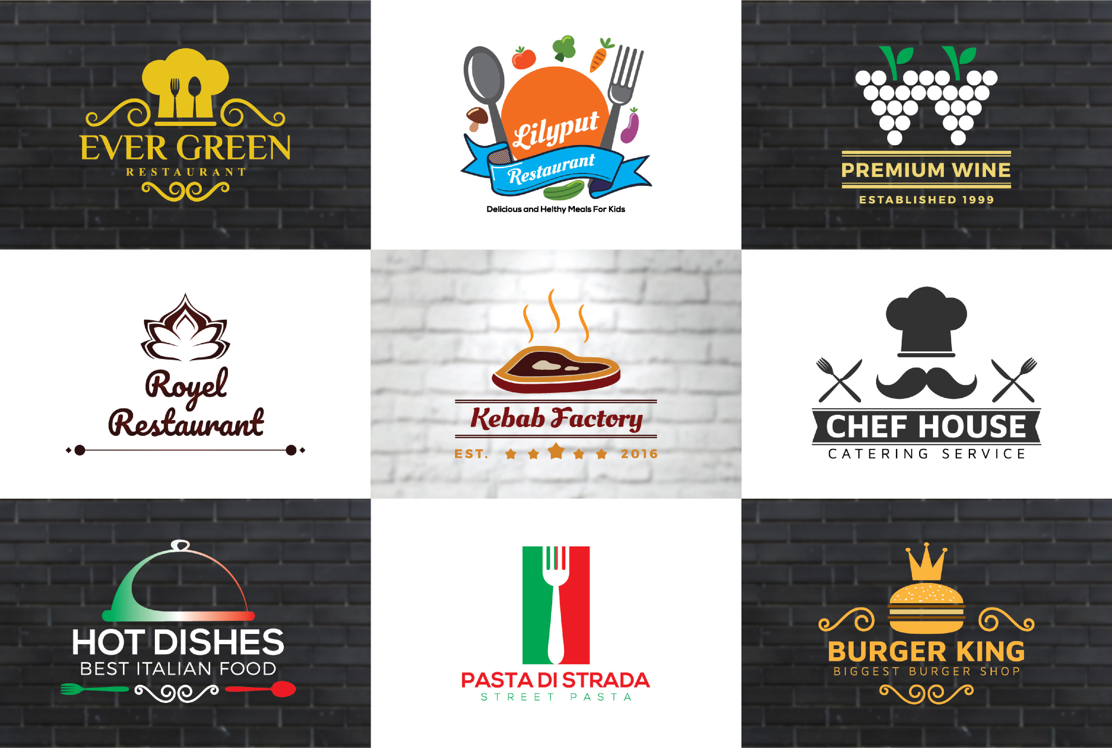 12868I will do food, restaurant, vegan, cupcake, BBQ,  logo for your business