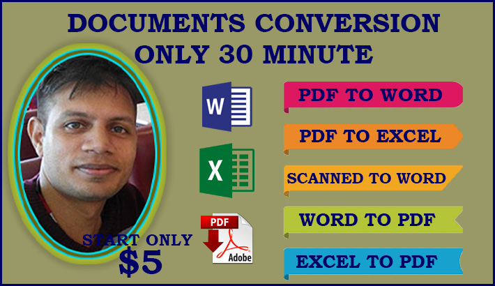 13834I will do documents conversion and formatting only 1 hour