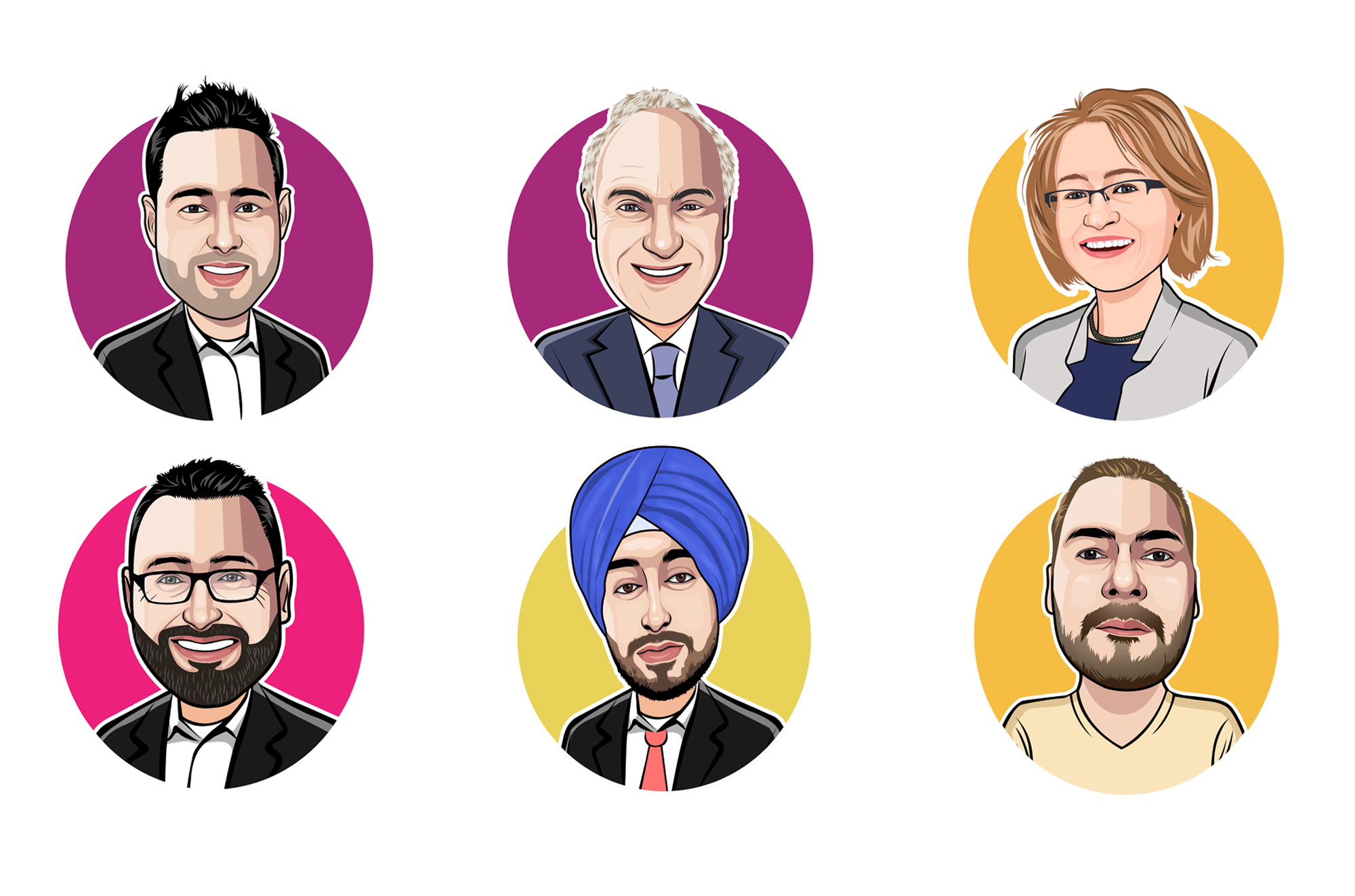 12801I Will Draw Amazing Cartoon Portrait From Your Photos