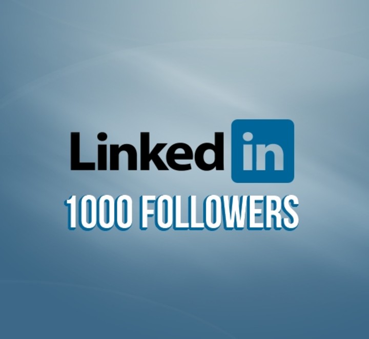 20367LINKEDIN 1000+ followers none drop