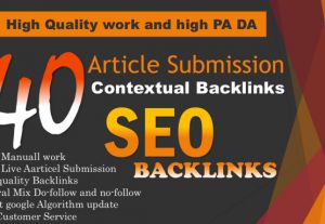 2399740 unique article submission in SEO backlinks